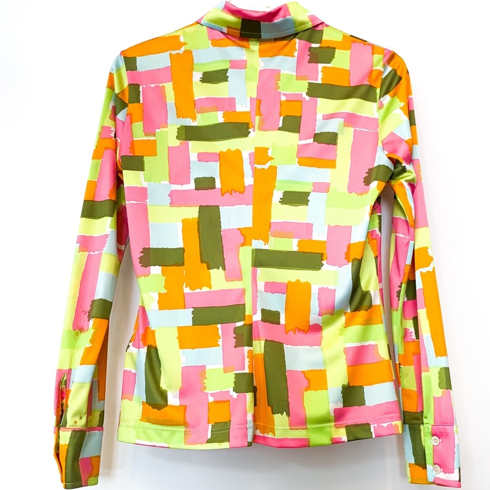 Parallel Abstract Blouse 0009 - Picture 2 of 8